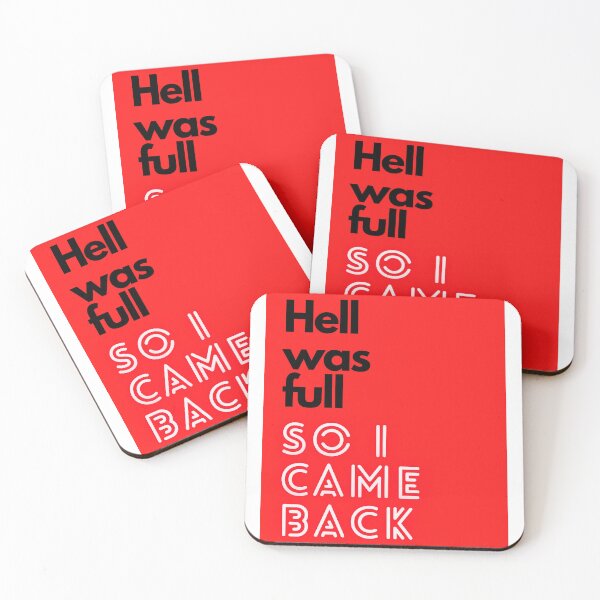 Item preview, Hell was full so I came back  designed and sold by Stationeryamore.