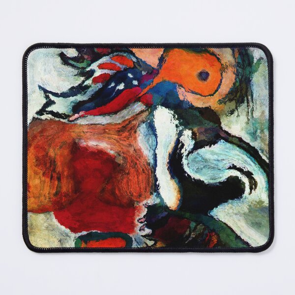 Item preview, Orange Abstract Painting / Surrealist Art designed and sold by A Deniz Akerman.