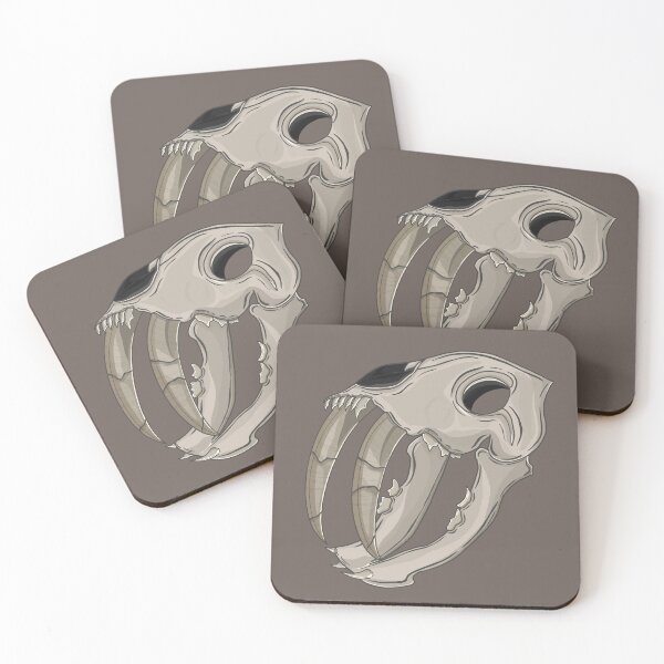 Item preview, Saber tooth tiger skull designed and sold by Purplepugprints.