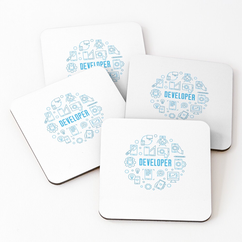 Item preview, Coasters (Set of 4) designed and sold by venomousvector.