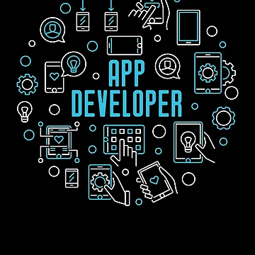 Artwork thumbnail, App Developer Programmer by venomousvector
