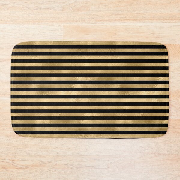 Item preview, Black and gold shiny stripes designed and sold by GoDesign1.