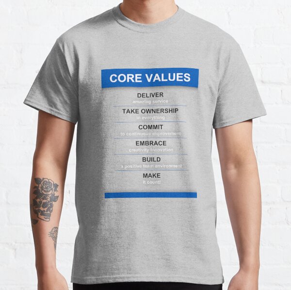 Company Core Values Business Team Work Motivation Core Values Quote T