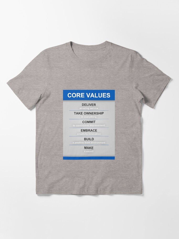Basic values t shirt best sale