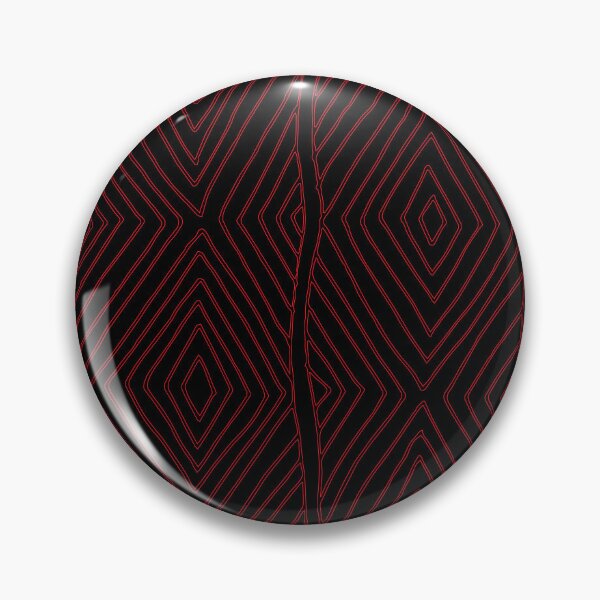Item preview, Aboriginal art - Diamond pattern (Black and Red Ochre) designed and sold by Black-Arts.
