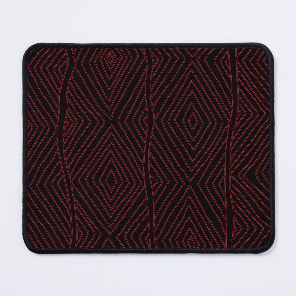 Item preview, Aboriginal art - Diamond pattern (Black and Red Ochre) designed and sold by Black-Arts.