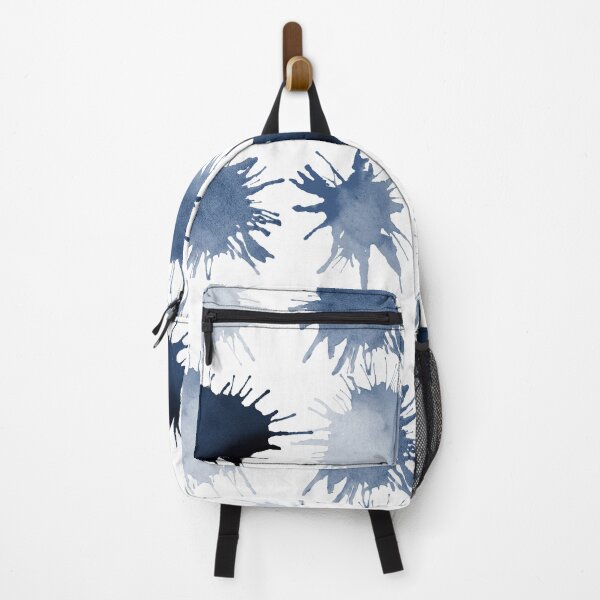 Item preview, Indigo Blue Watercolor Splatter Splotches Ink designed and sold by Kunrus  Nakwijitpong.