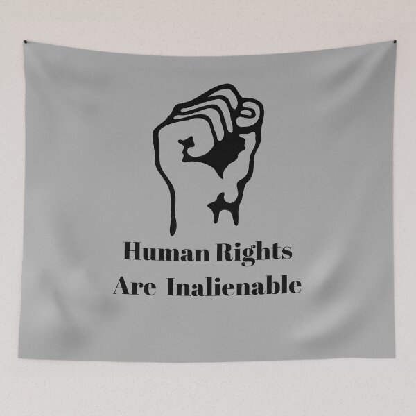 Item preview, Human Rights Are Inalienable designed and sold by Freihalt.