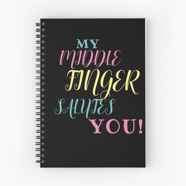 Item preview, MY MIDDLE FINGER SALUTES YOU- FUNNY designed and sold by WOWART69.