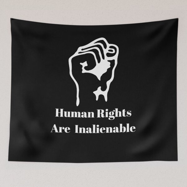 Item preview, Human Rights Are Inalienable designed and sold by Freihalt.