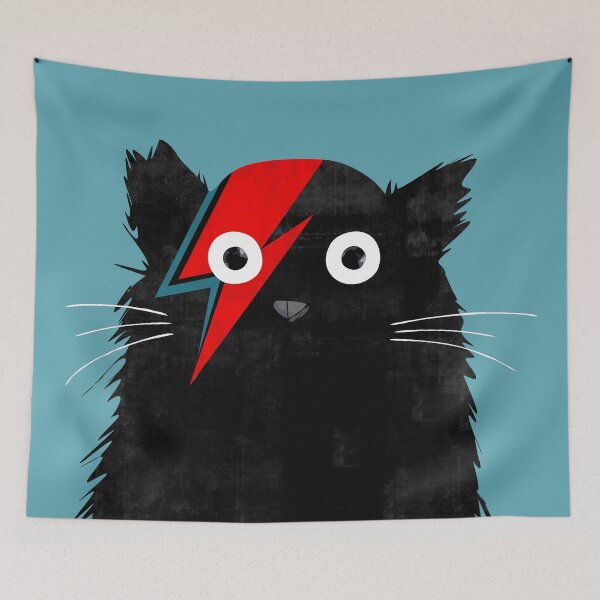 Item preview, Magical Black Cat - ZAP lightning bolt - Funny AWOKE with SUPERPOWER - Mystical Black Cat - Cute kitty designed and sold by originalsusie.