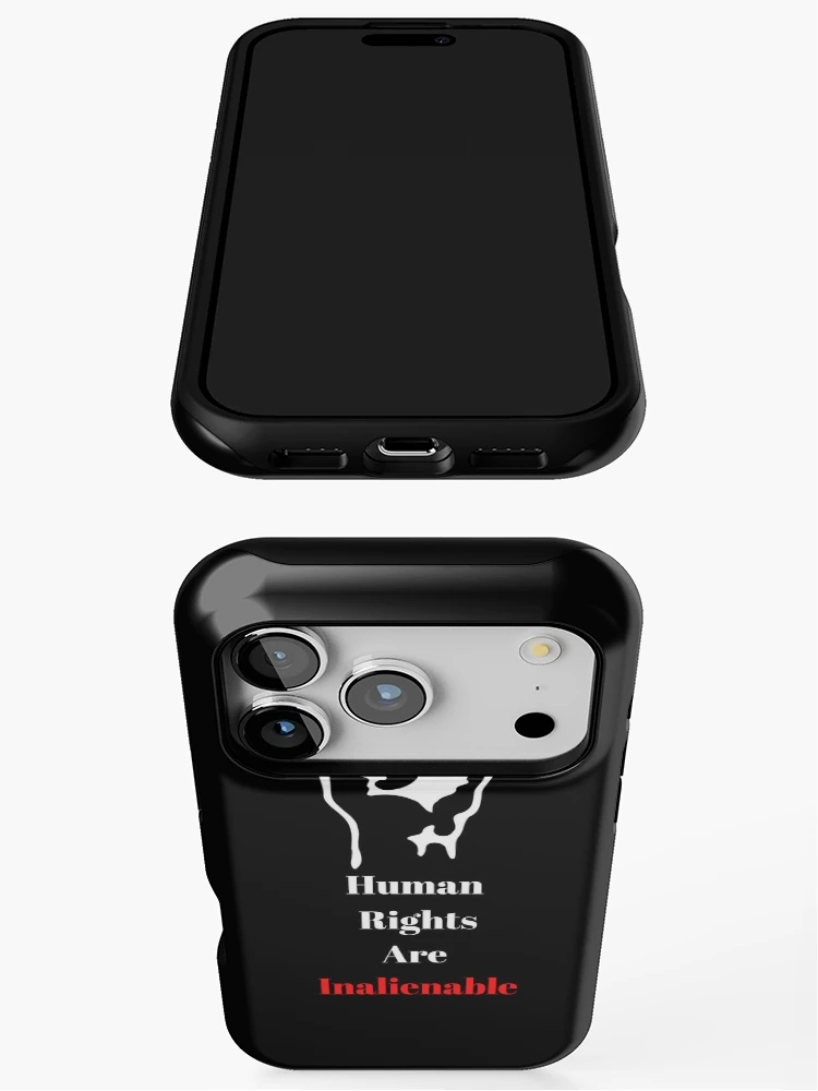 Thumbnail 3 of 4, iPhone Case, Human Rights Are Inalienable designed and sold by Freihalt.