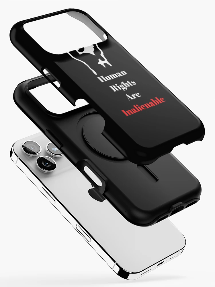 Thumbnail 2 of 4, iPhone Case, Human Rights Are Inalienable designed and sold by Freihalt.