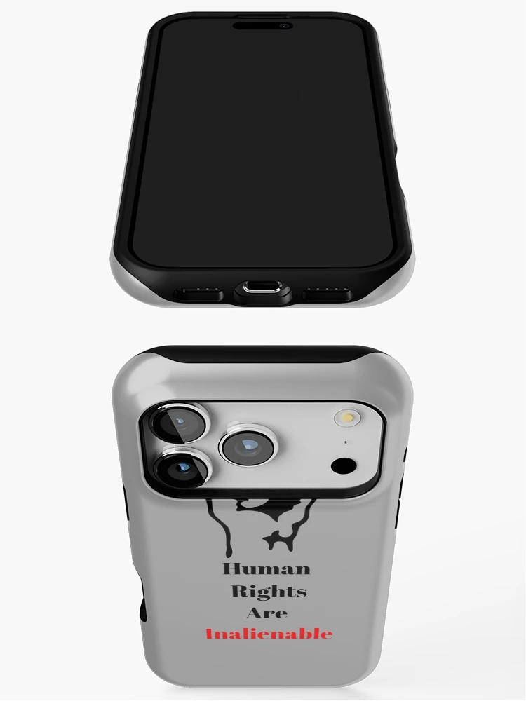 Thumbnail 3 of 4, iPhone Case, Human Rights Are Inalienable designed and sold by Freihalt.