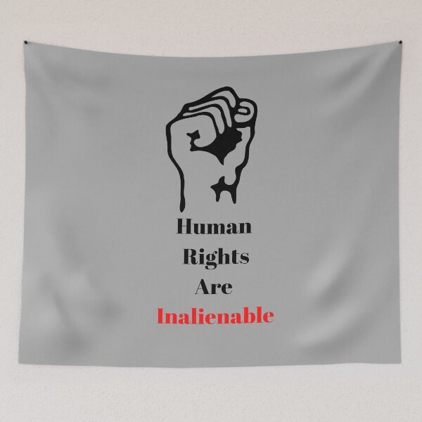 Item preview, Human Rights Are Inalienable designed and sold by Freihalt.