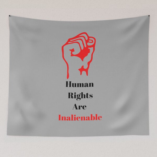 Item preview, Human Rights Are Inalienable designed and sold by Freihalt.