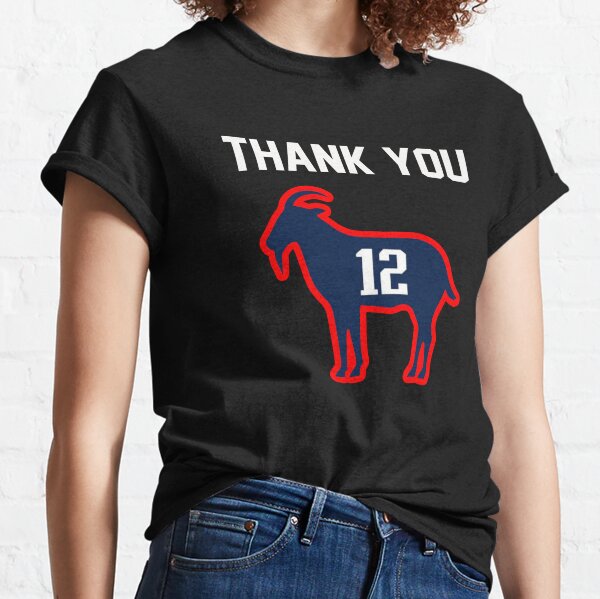 TB 12,Tampa bay, Goat 12,Thank you Tom Essential T-Shirt for Sale