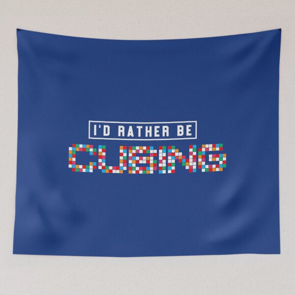 Item preview, I'd Rather Be Playing Cubing Speed designed and sold by PigGame.