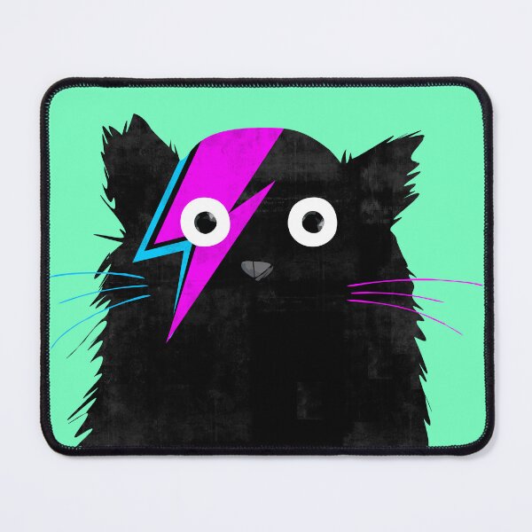 Item preview, Magical Black Cat - ZAP lightning bolt - Funny AWOKE with SUPERPOWER - Black Cat MAGIC - Cute kitty designed and sold by originalsusie.
