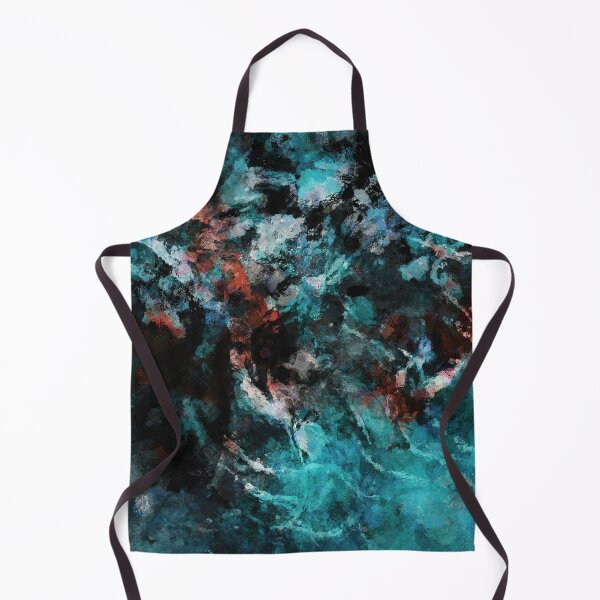 Item preview, Teal Abstract And Modern Painting designed and sold by A Deniz Akerman.