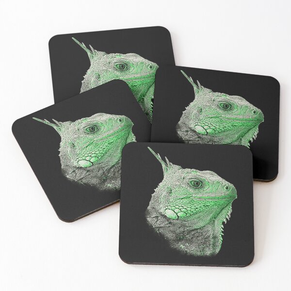 Item preview, iguana head, best reptile clothes, iguanas designed and sold by Kirei-Lily.