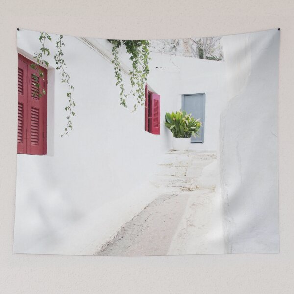 Item preview, Dreamy Alley in Anafiotika Athens #2 #wall #art  designed and sold by Anita's & Bella's Art.