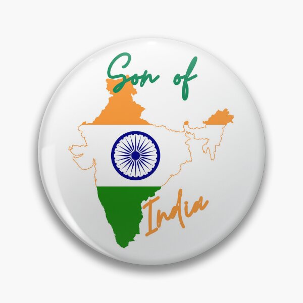 Item preview, Son of India Map Flag designed and sold by NovawayDirect.