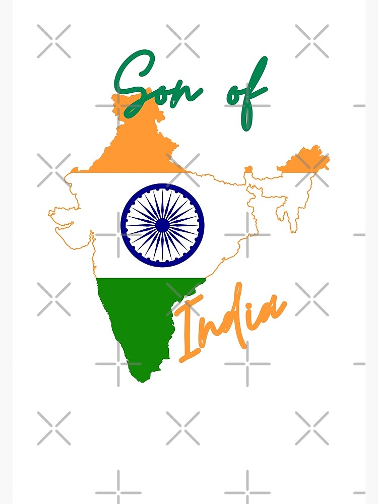 son-of-india-map-flag-poster-for-sale-by-novawaydirect-redbubble