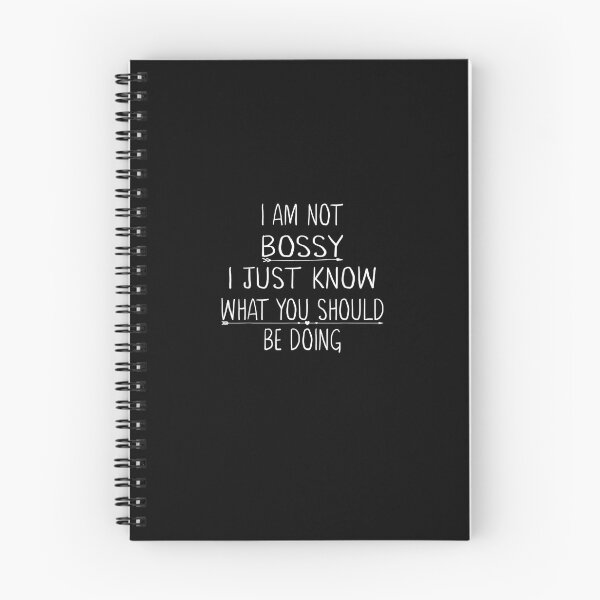 Item preview, I Am Not Bossy I Just Know What You Should Be Doing Funny gift designed and sold by nchofoloss.