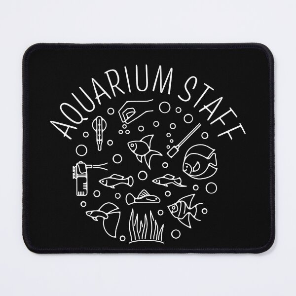 Item preview, Aquarium Staff Round Design For Fish Tank Lovers designed and sold by venomousvector.