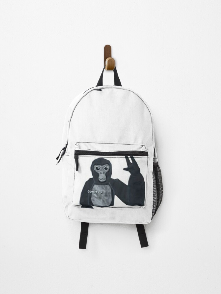 Espectador ignorancia Descenso repentino Mochila for Sale con la obra «Mono de etiqueta de gorila» de  BigBoyBrandon69 | Redbubble