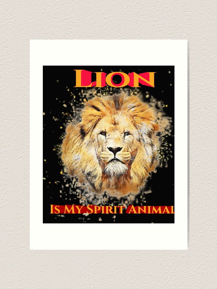 Camiseta Para Niños For Sale Con La Obra «El León Es Mi Espíritu Animal