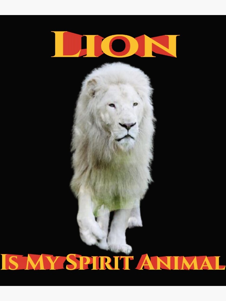 Camiseta Para Niños For Sale Con La Obra «El León Es Mi Espíritu Animal
