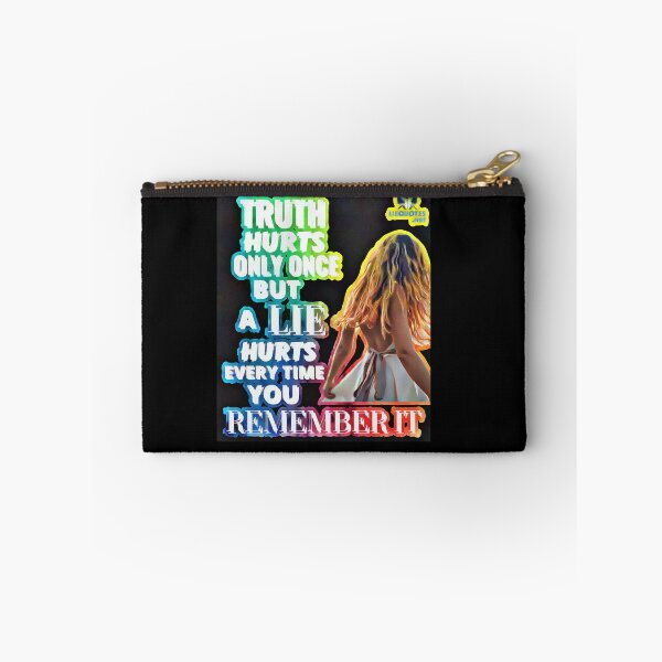 Item preview, Truth Hurts Only Once But A Lie Hurts Every Time You Remember It Quote designed and sold by OliDesigns.