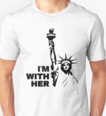 Camiseta unisex Estatua de la Libertad - Estoy con ella