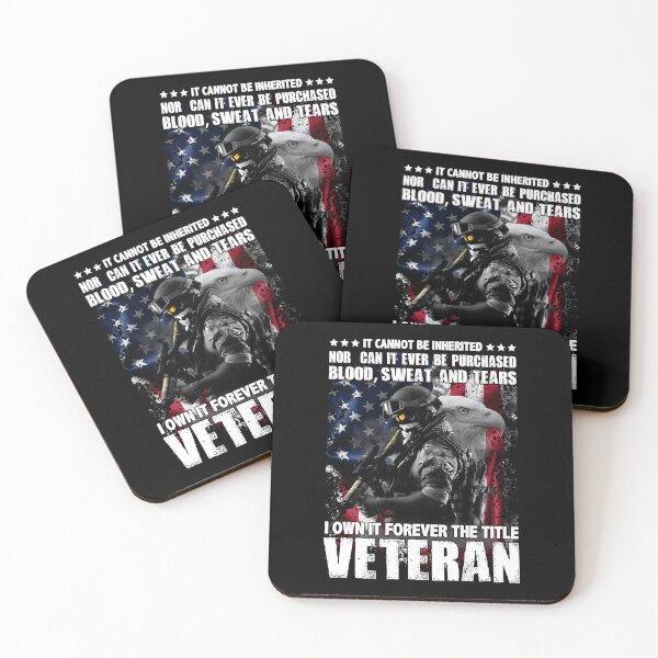 Item preview, It Cannot Be Inherited Nor Can It Ever Be Purchased Blood, Sweat And Tears I Own It Forever The Title Veteran designed and sold by mteehut.