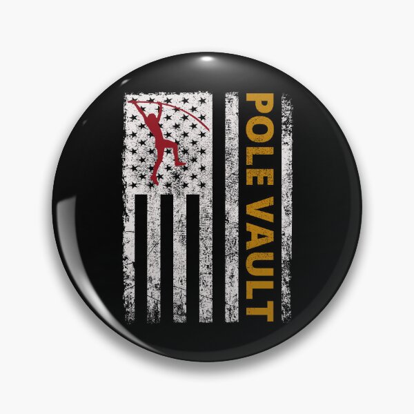 Artikelvorschau, Patriotischer Stabhochsprung Vaulting Jumping USA Flag Vintage entworfen und verkauft von TastefulTees.