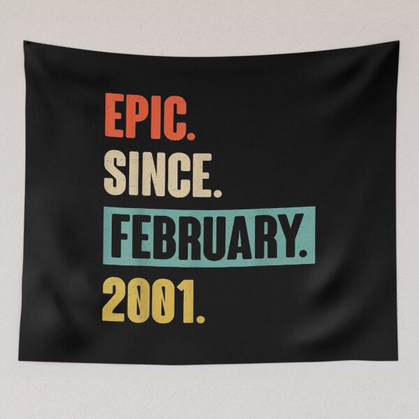 Item preview, 21 Year Old Gift Epic Since February 2001 21st Birthday  designed and sold by jennifera11.