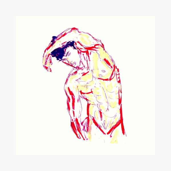 Models series: Gareth 1 Art Print