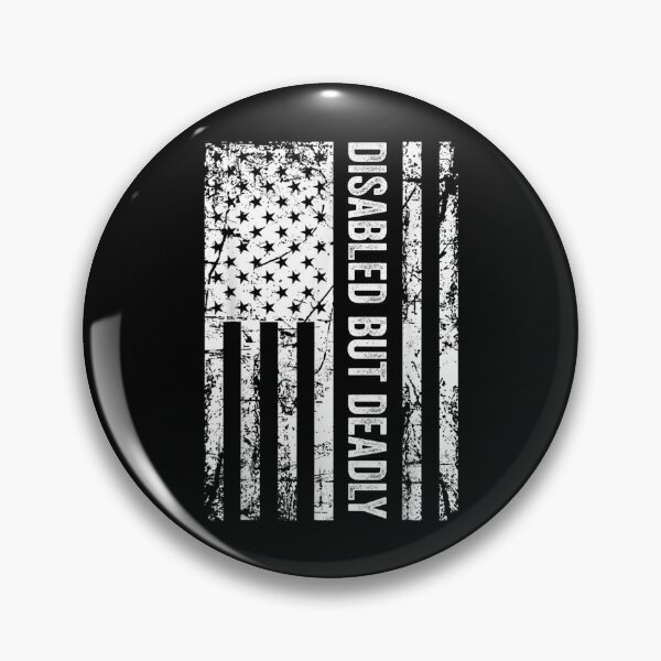 Item preview, Dad Grandpa Veteran Us Flag Funny Disabled But Deadly  designed and sold by jennifera11.