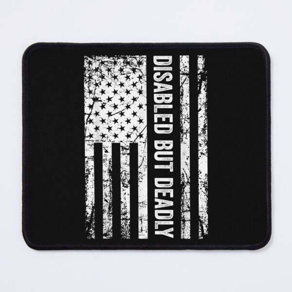 Item preview, Dad Grandpa Veteran Us Flag Funny Disabled But Deadly  designed and sold by jennifera11.