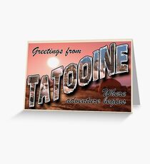 Tatooine Postcard Greeting Card