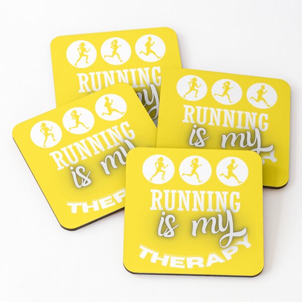 Item preview, Running is my Therapy designed and sold by maaitbahajjoub.