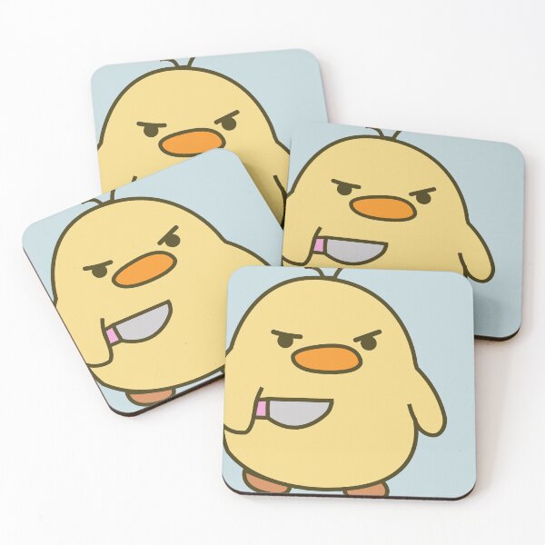 Item preview, angry duck with knife designed and sold by moonravin.