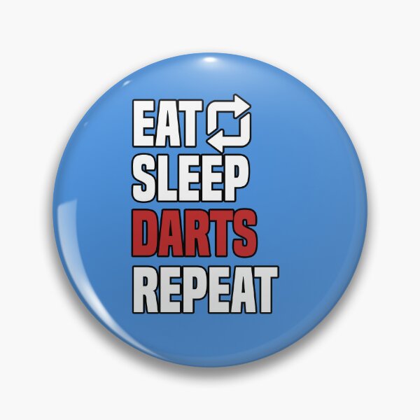 Item preview, Eat Sleep Darts Repeat Funny Sport Lover Gifts for Men and Women designed and sold by BestComicss.