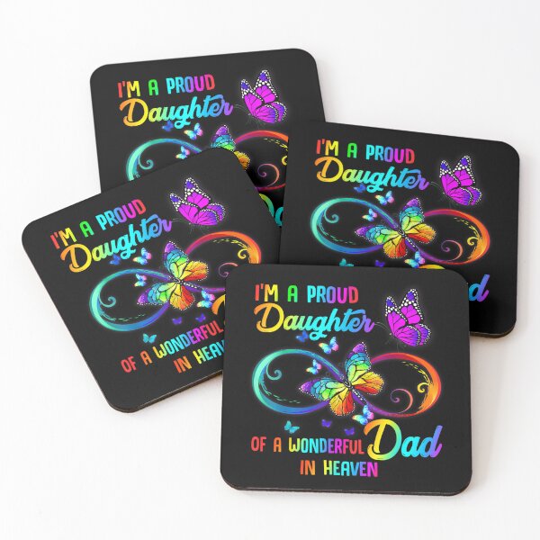 Item preview, I'm A Proud Daughter Of A Wonderful Dad In Heaven Graphic  designed and sold by jennifera11.
