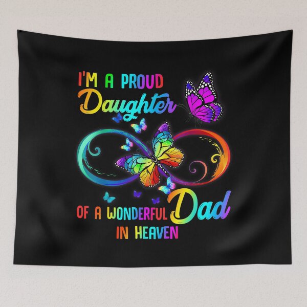 Item preview, I'm A Proud Daughter Of A Wonderful Dad In Heaven Graphic  designed and sold by jennifera11.