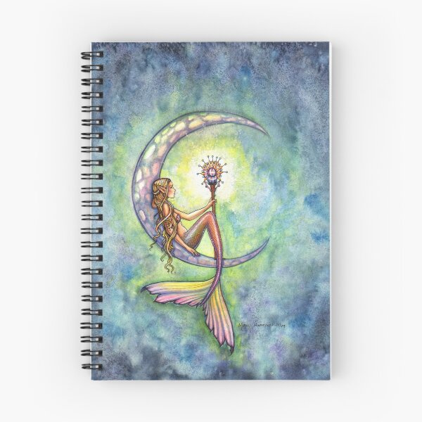 Item preview, "Mermaid Moon" Mermaid Art by Molly Harrison designed and sold by Molly  Harrison.