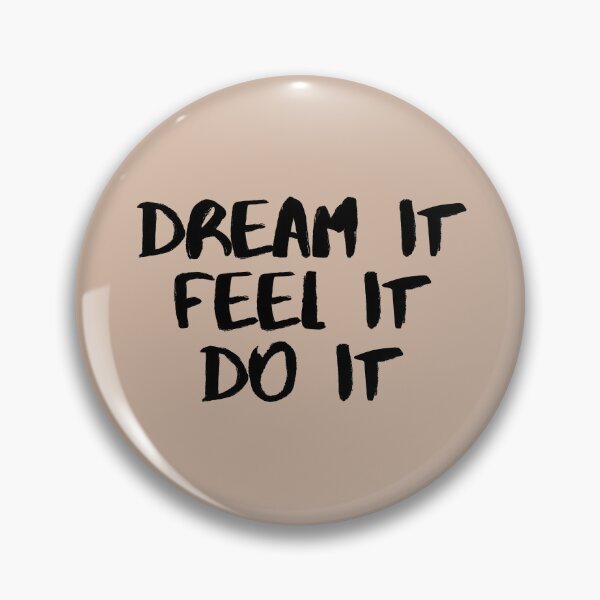 Item preview, Motivational / inspirational quote - How to reach goals - dream it, feel it, do it designed and sold by AlfabetDesign.