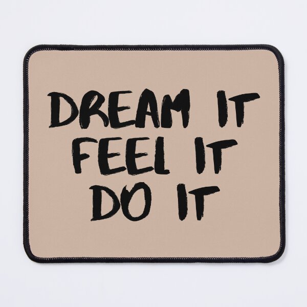 Item preview, Motivational / inspirational quote - How to reach goals - dream it, feel it, do it designed and sold by AlfabetDesign.